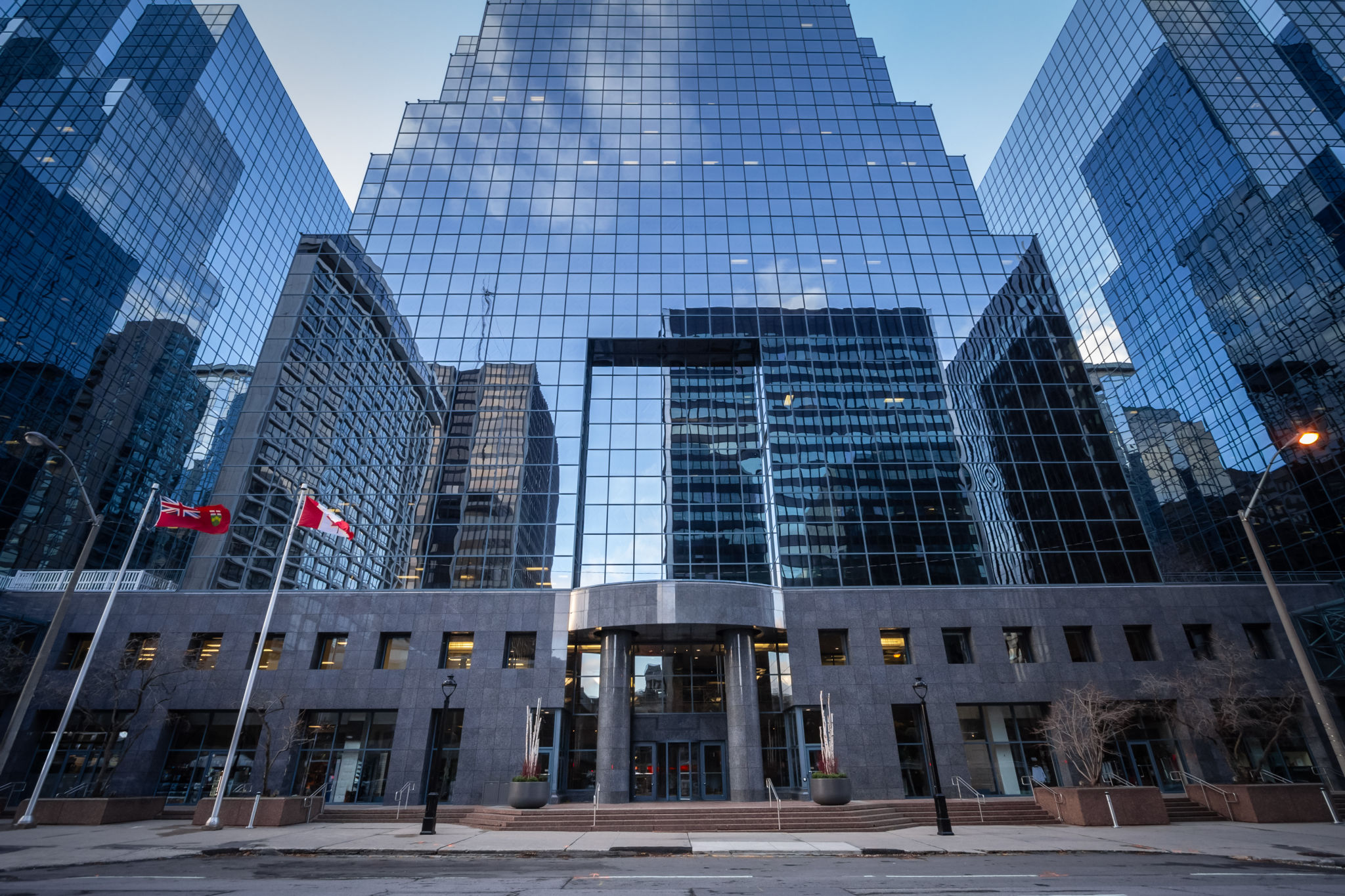 Modern skyscrapers in the CBD near buildings of the Ottawa skyline, towers and skyscrapers for Office space. Ottawa is a major hub for business in America. Modern skyscrapers in the CBD near buildings of the Ottawa skyline, towers and skyscrapers for Office space. Ottawa is a major hub for business in America.