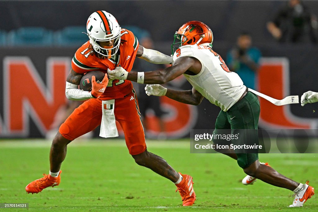 COLLEGE FOOTBALL: SEP 07 Florida A&M at Miami