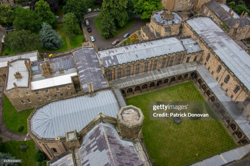 Durham Cathedral Cloister from the Cathedral Tower