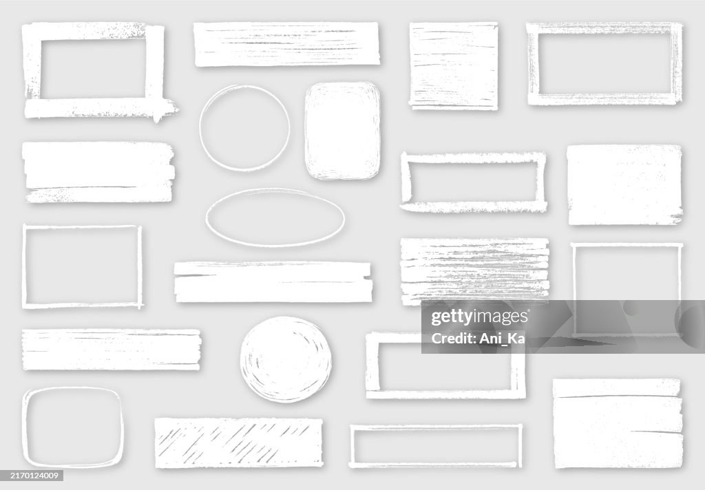 Rustic Textboxes Set Of Grunge Textured Textboxes High-Res Vector Graphic - Getty Images