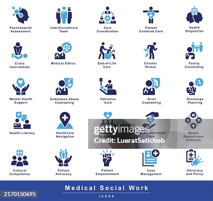 Medical Social Work Glyph Icons.Containing Health care, Patient Advocacy, Case Management, Discharge Planning, Chronic Illness, Healthcare Navigation, Palliative Care, Mental Health Support, Doctor Medical Social Work Glyph Icons.Containing Health care, Patient Advocacy, Case Management, Discharge Planning, Chronic Illness, Healthcare Navigation, Palliative Care, Mental Health Support, Doctor