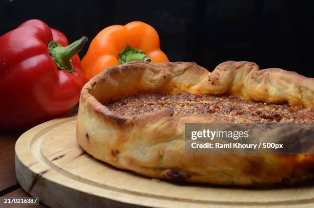 Closeup Of Food On Cutting Board Jordan High-Res Stock Photo