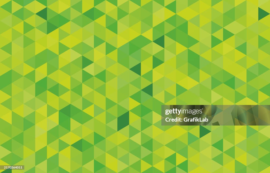 Abstract Geometric Green Triangle Pattern Background Design High-Res ...