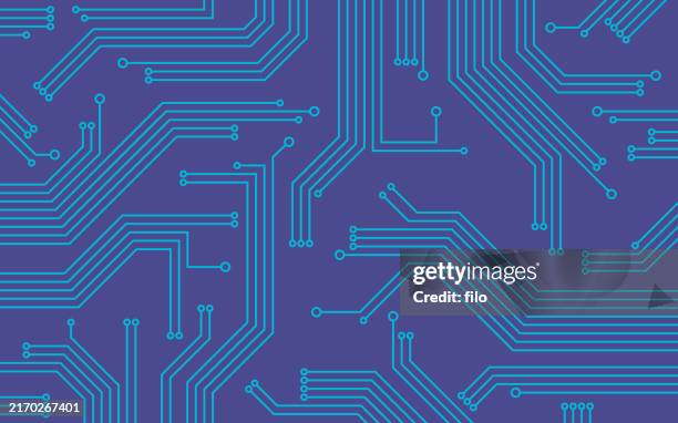 circuit board technology abstract background - dark web stock illustrations