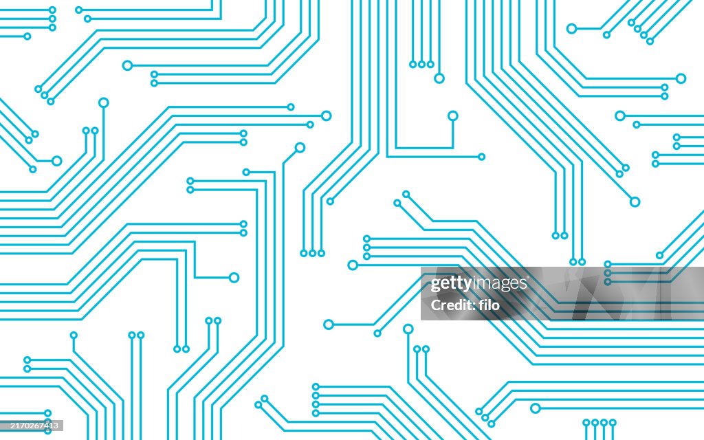 Circuit Board Technology Abstract Background