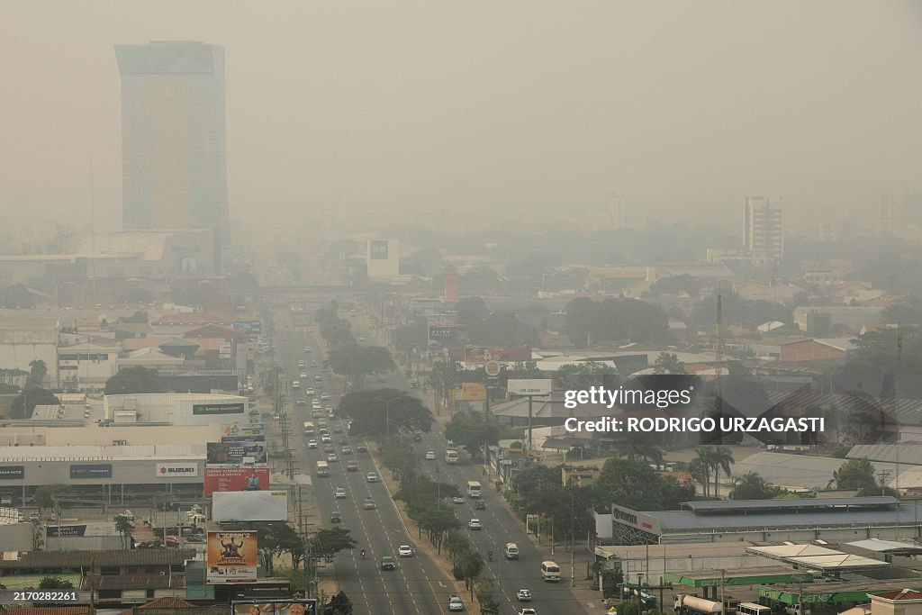 BOLIVIA-FOREST-FIRE-SMOKE