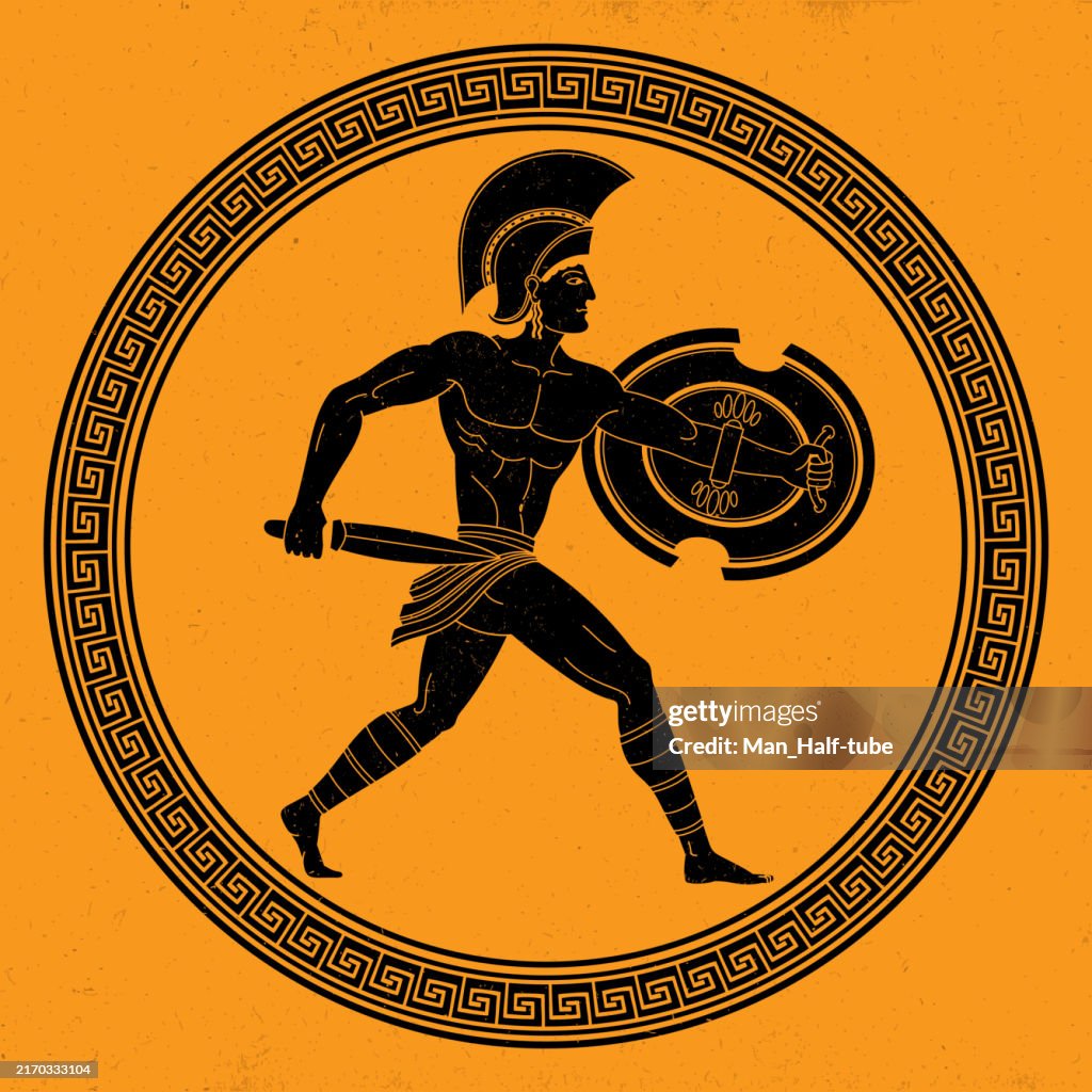 Ancient greek warrior