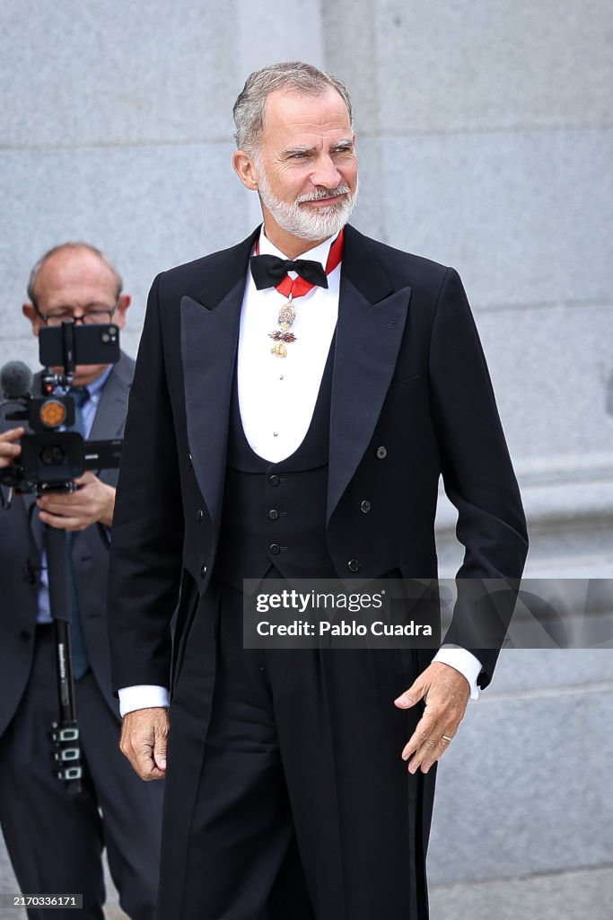 The King Felipe Of Spain Attends The Opening Ceremony Of The Judicial Year 2024-2025