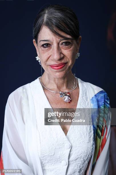 Mónica Bardem attends the World Alzheimer's Day press conference at the Amaya Theatre on September 05, 2024 in Madrid, Spain.