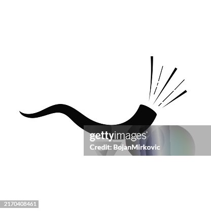 Shofar icon. Vector Shofar icon. Vector