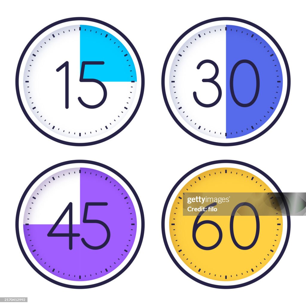 Clock Timer Countdown Time Symbols