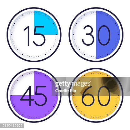 Clock Timer Countdown Time Symbols High-Res Vector Graphic - Getty Images