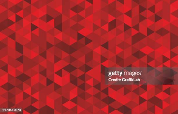 Geometric Red Triangle Pattern High-Res Vector Graphic - Getty Images