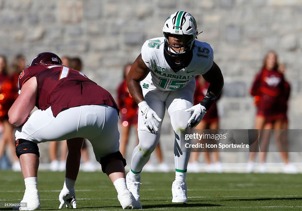 COLLEGE FOOTBALL: SEP 07 Marshall at Virginia Tech