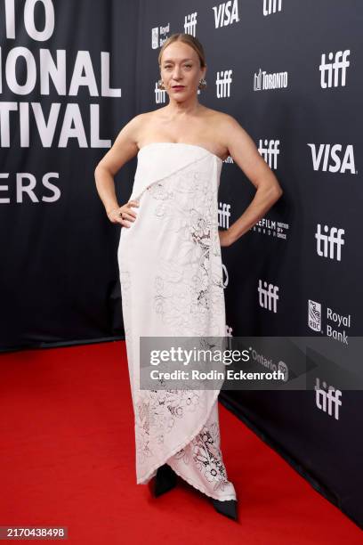 Chloë Sevigny attends the premiere of "Bonjour Tristesse" during the 2024 Toronto International Film Festival at Royal Alexandra Theatre on September...