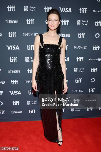 Caitriona Balfe attends the premiere of "The Cut" during the 2024 Toronto International Film Festival at Princess of Wales Theatre on September 05,...
