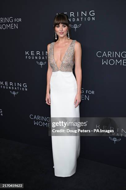Dakota Johnson attending the Kering Foundation's Caring for Women dinner in New York City, US. Picture date: Monday September 9, 2024.