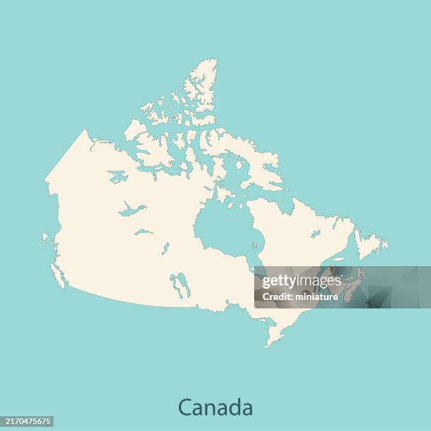 Subtle Canadian Map 147 Map Of Canada Clear Background High Res Illustrations - Getty Images