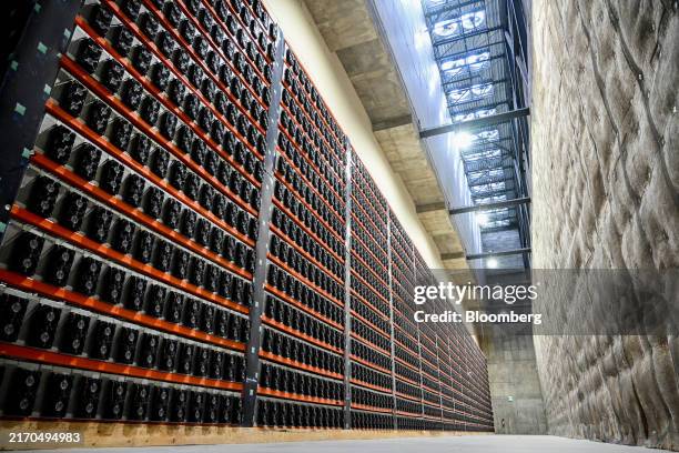 Cryptocurrency mining rigs at the Bitfarms Bunker facility in Sherbrooke, Quebec, Canada, on Monday, Sept. 9, 2024. Bitcoin mining...