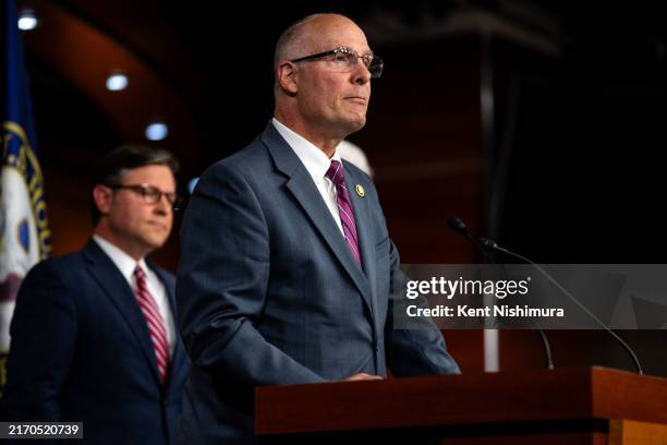 House Republican Conference Meets On Capitol Hill, News Photo