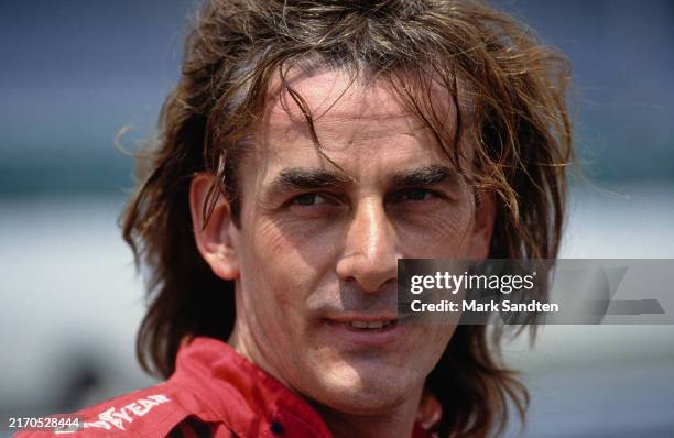 Portrait of racing driver Arie Luyendyk from the Netherlands, driver of the Chip Ganassi Racing Lola Lola T93/00 Ford-Cosworth XB during the PPG CART...