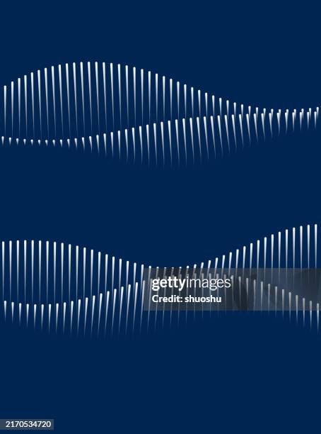abstrakt farbe musik rhythmus bewegung konzept muster hintergrund - pulslinie stock-grafiken, -clipart, -cartoons und -symbole