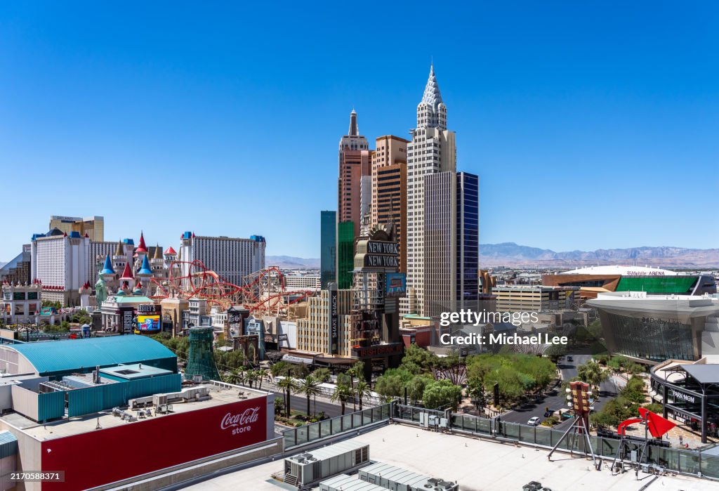Sunny View of Las Vegas Strip
