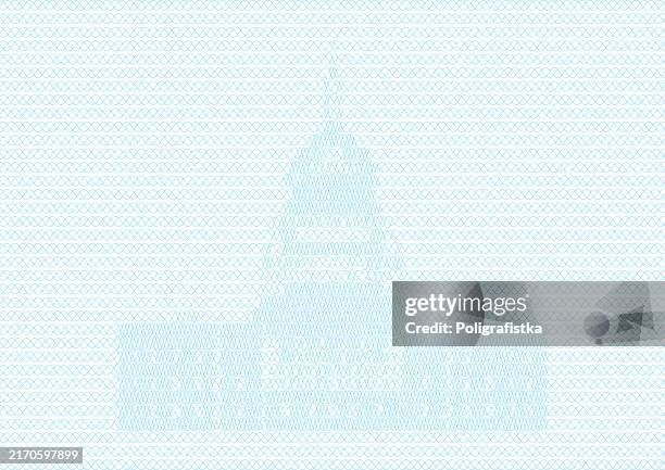 Guilloche Pattern Backgrounds Watermark Capitol High-Res Vector Graphic