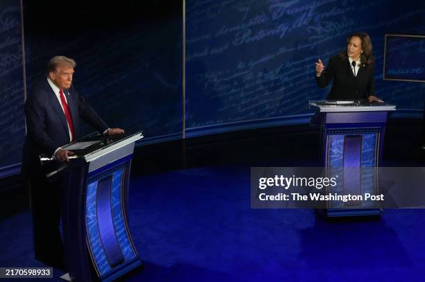 September 10: Former President and Republican presidential candidate Donald Trump and Vice President and Democratic presidential candidate Kamala...