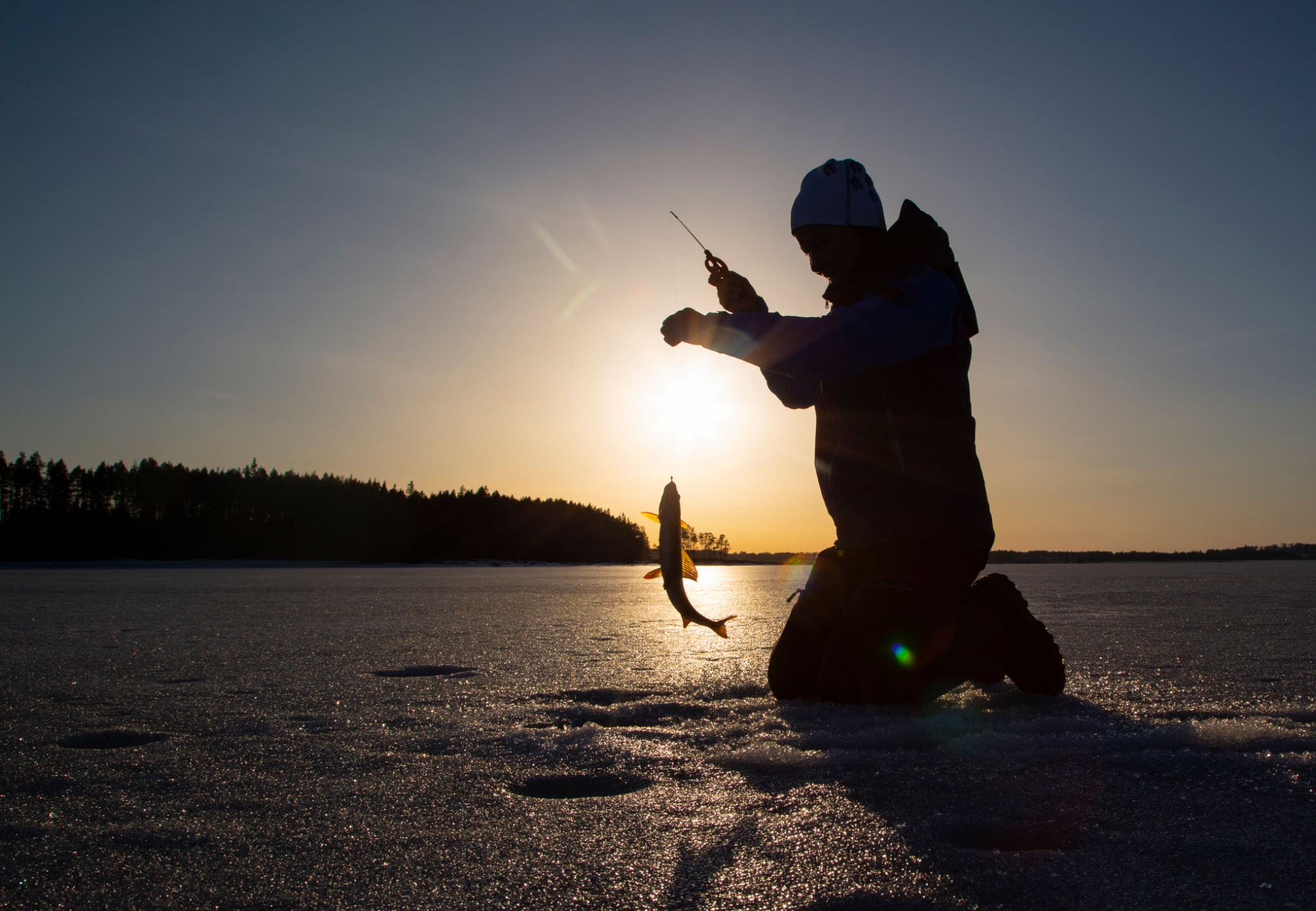 winter fishing