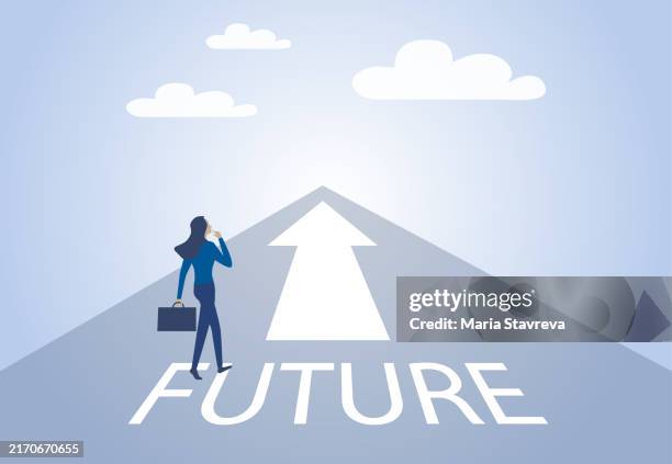 future. - motivation stock illustrations