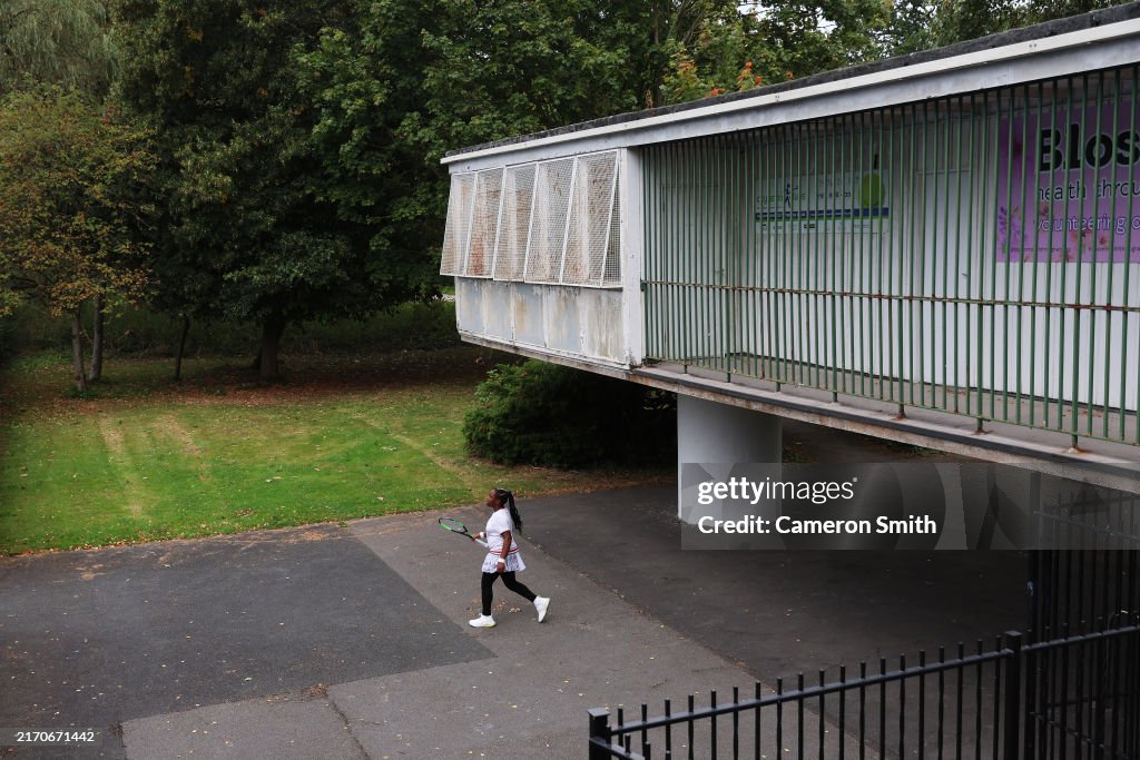 Perry Manchester Emmanuella Idemudia looks on during Day One of the Fred Perry... News ...