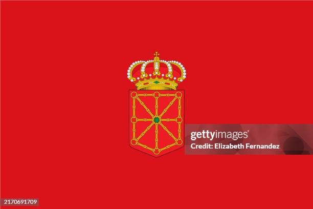 flag of navarra, spain - navarra stock pictures, royalty-free photos & images