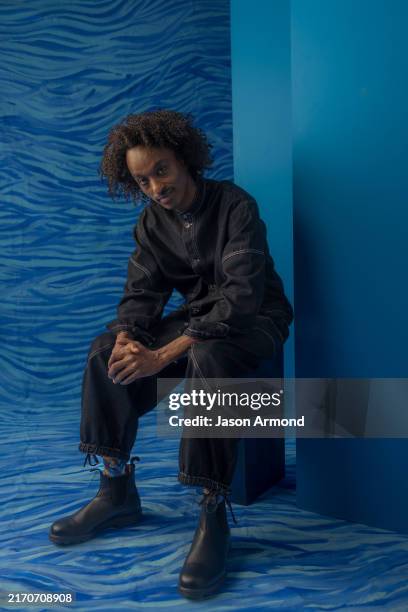 Rapper K'Naan Warsame of 'Mother Mother' is photographed for Los Angeles Times on September 6, 2024 during the Toronto International Film Festival in...