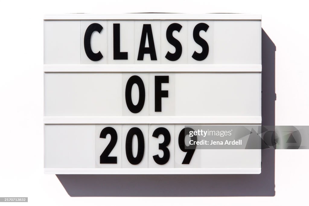 Class of 2039 Sign, High School Graduation Year, College Graduate Year