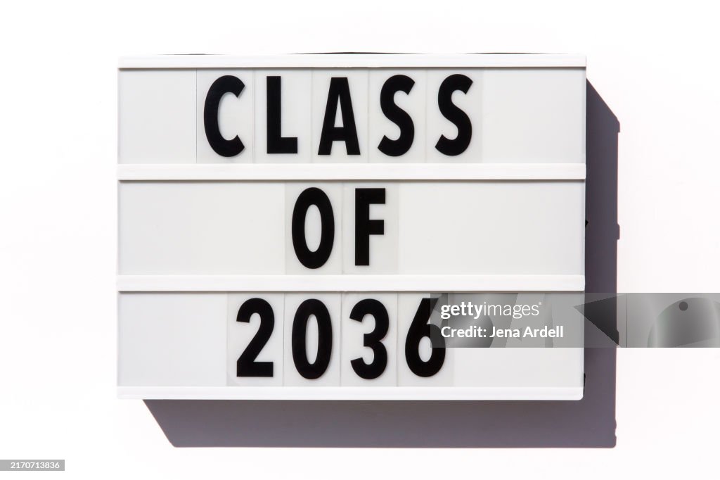 Class of 2036 Sign, High School Graduation Year, College Graduate Year