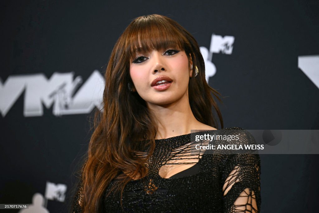 Lisa Roddy Singer Japanese singer Lisa poses in the press room during the MTV Video ...