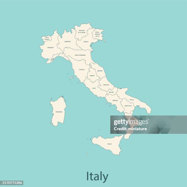 Professional Italian Map Italy Map High-Res Vector Graphic - Getty Images
