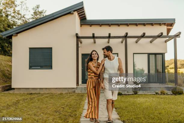 welcome to our new house - homeowner stock pictures, royalty-free photos & images