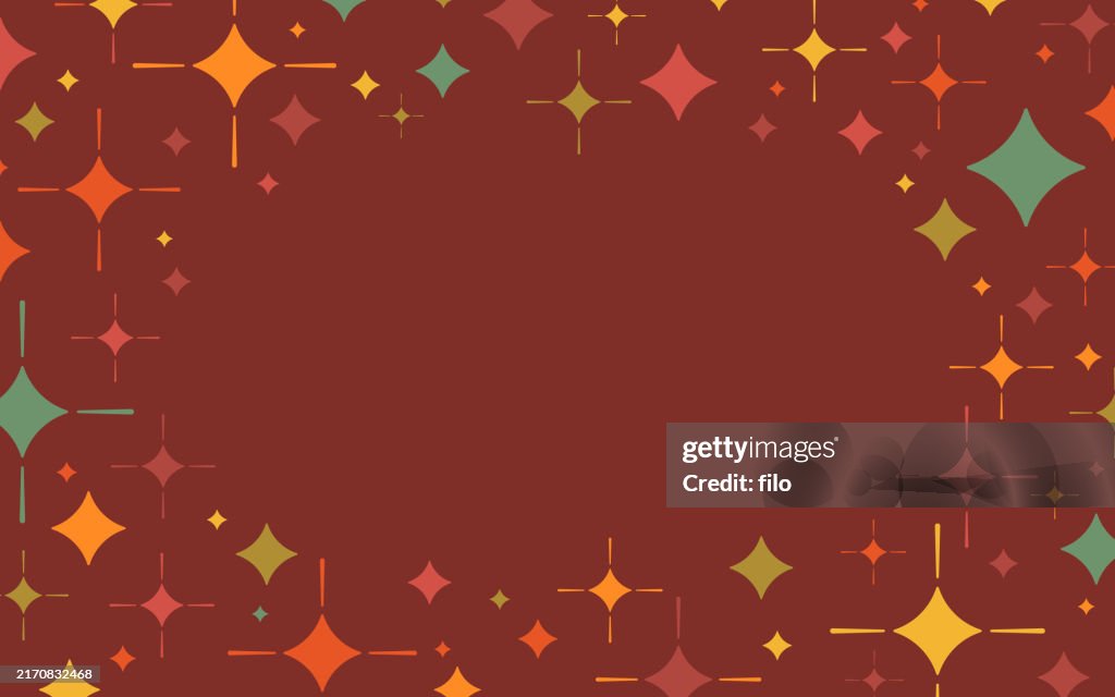 Autumn Fall Modern Abstract Sparkle Background Abstract