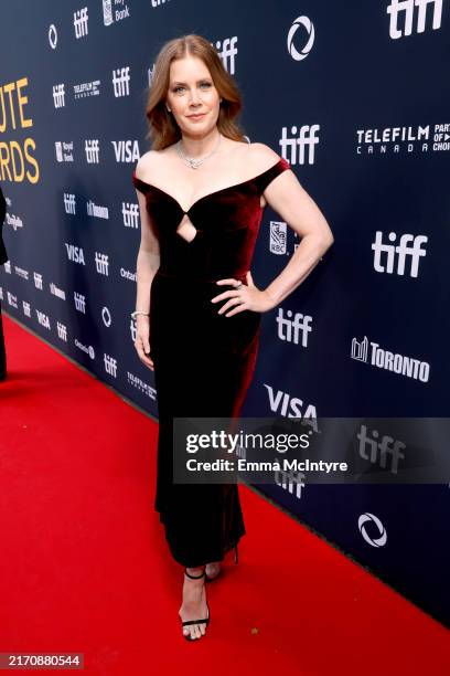 Amy Adams attends the TIFF Tribute Awards during the 2024 Toronto International Film Festival at Fairmont Royal York on September 08, 2024 in...
