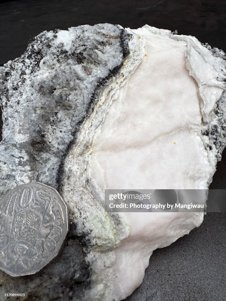Gold Quartz Vein Rock Specimen