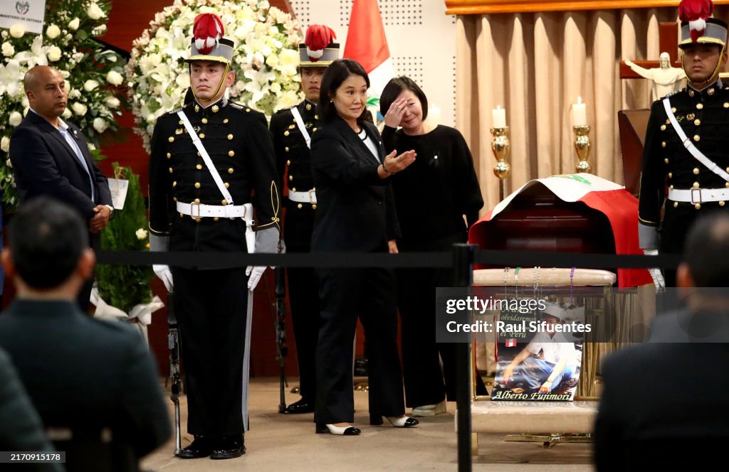 Funeral For Former President Of Peru Alberto Fujimori