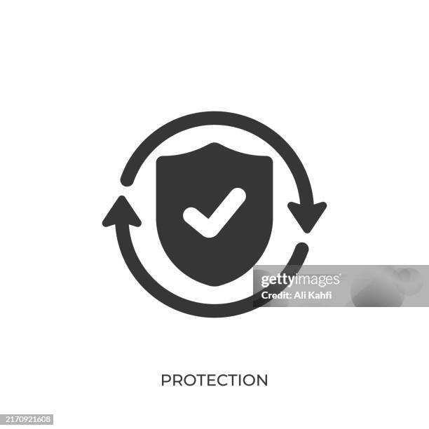 protection glyph solid icon. solid icon that can be applied anywhere, simple, pixel perfect and modern style - airbag stock illustrations