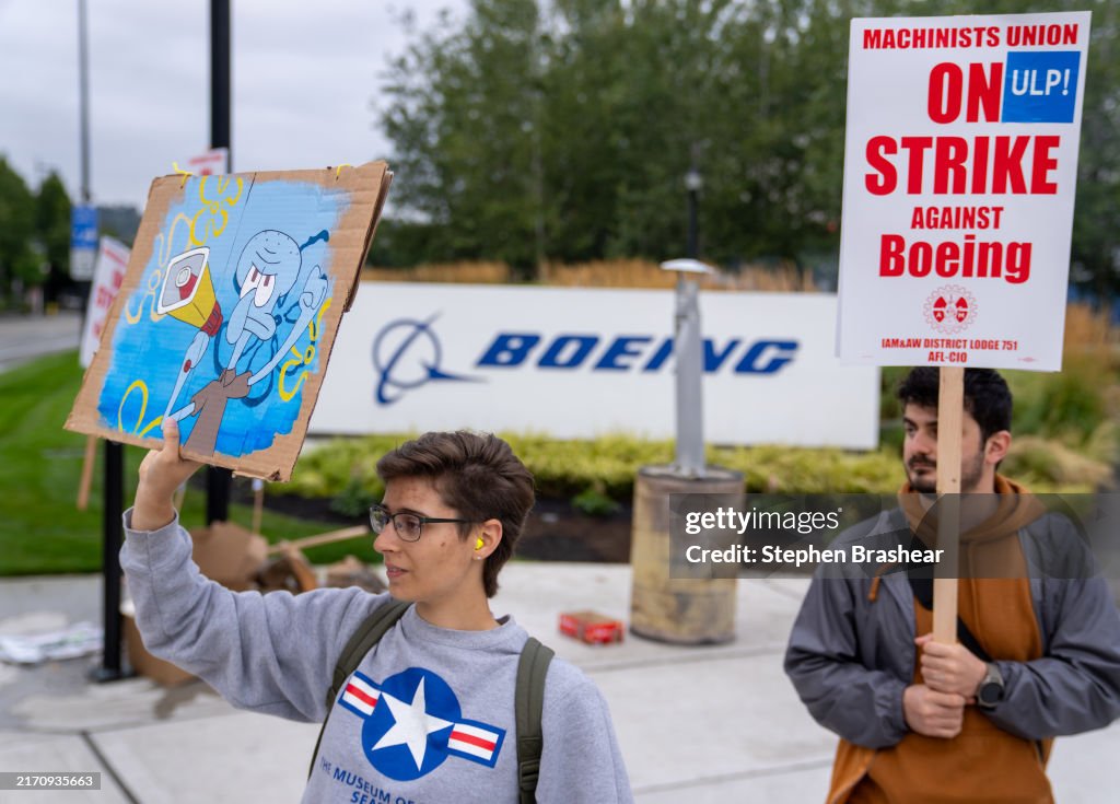 Boeing Machinists Go On Strike After Contract Negotiations Stall