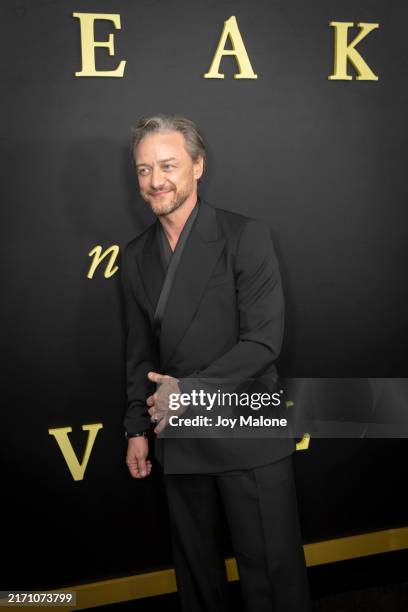 James McAvoy attends the "Speak No Evil" New York Premiere at DGA Theater on September 09, 2024 in New York City.