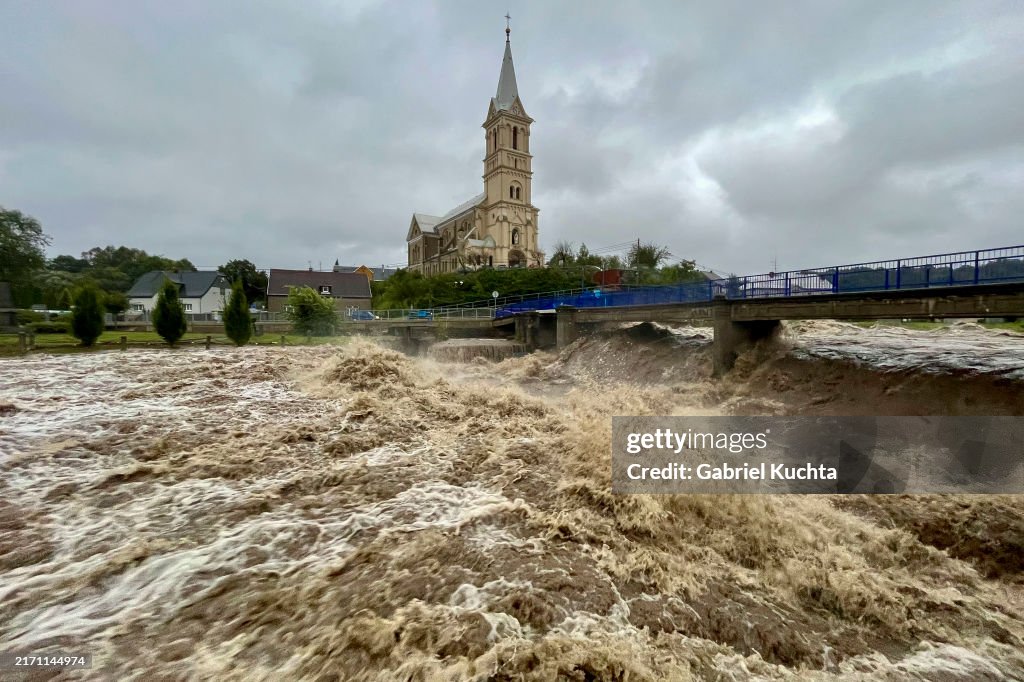 Heavy Rain Sweeps Central Europe