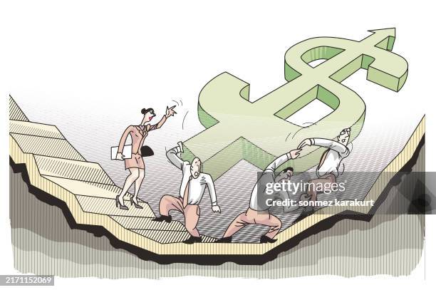 where is the dollar going? - pulling up stock illustrations