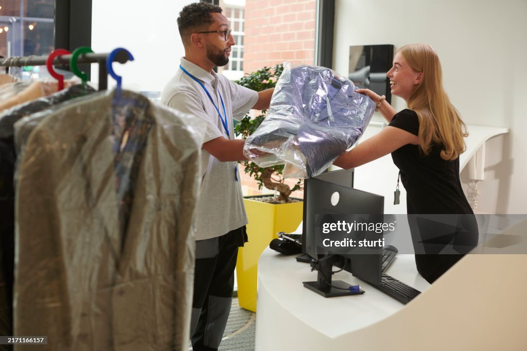 Dry cleaning office delivery