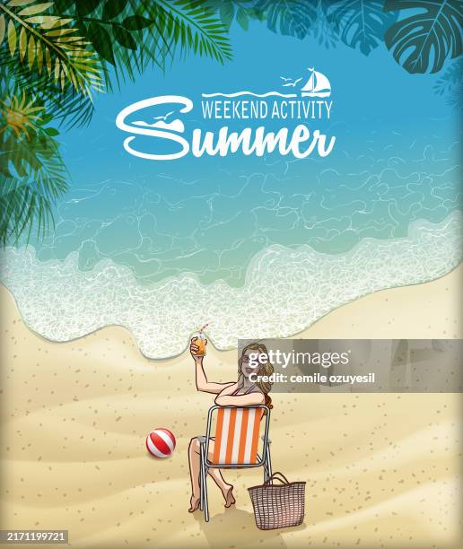 Last Week Beach High-Res Vector Graphic - Getty Images